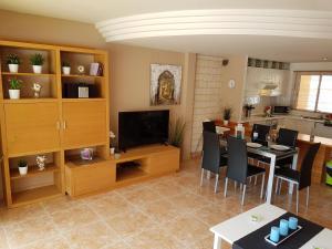 Posezení v ubytování Villa Roque Del Conde 3Mit Traumhaftem Meerblick