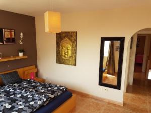 Postel nebo postele na pokoji v ubytování Villa Roque Del Conde 3Mit Traumhaftem Meerblick