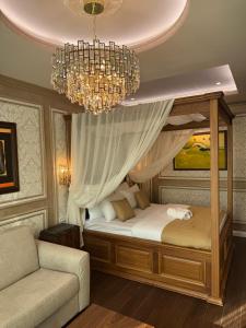 Uma cama ou camas num quarto em Hotel Kerber
