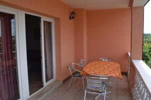Un balcon sau o terasă la Apartments Grgic