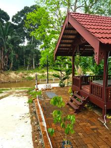 Zahrada ubytování Homestay Desa Kati Kuala Kangsar