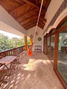 Uma varanda ou terraço em Casa Las Palmas Hotel Boutique
