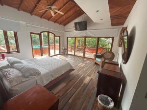 Cama ou camas em um quarto em Casa Las Palmas Hotel Boutique