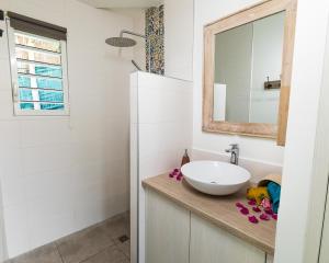 Koupelna v ubytování Mon'Désir Lodge - Bungalows