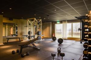 Fitness centrum a/nebo fitness zařízení v ubytování Hjortviken Country Club
