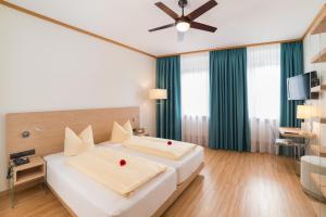 Postel nebo postele na pokoji v ubytování Hotel Garni Bodensee