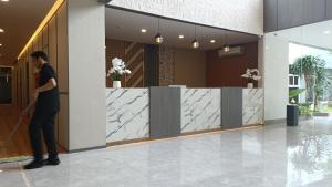 Vstupní hala nebo recepce v ubytování Adia Suites Hotel