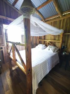 Postel nebo postele na pokoji v ubytování Papaya Lodge