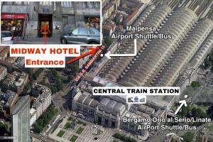 Fotografie z fotogalerie ubytování Hotel Midway v Miláně