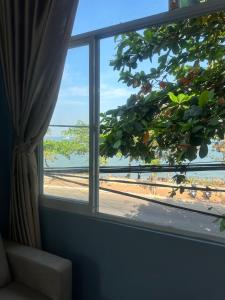 A balcony or terrace at Vung Tau Villa mini sát biển - Gitico Homestay