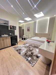 Kuchyň nebo kuchyňský kout v ubytování Regal view Aparthotel