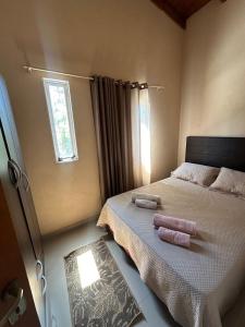 Postel nebo postele na pokoji v ubytování Lo de Euge