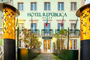 O edifício em que o hotel se localiza