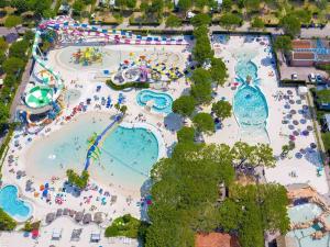 an aerial view of a water park with a pool at Magnolia - Union Lido in Cavallino-Treporti