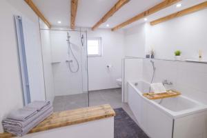 Koupelna v ubytování Eifelhaus Abel