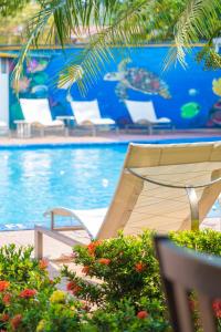 Bazén v ubytování Hotel Las Hamacas nebo v jeho okolí