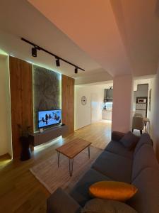 TV a/nebo společenská místnost v ubytování Apartment N02