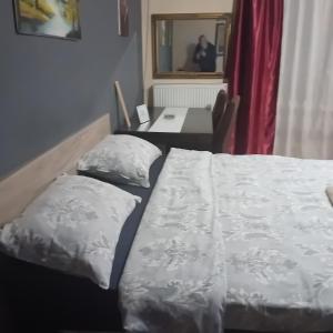 Postel nebo postele na pokoji v ubytování Apartment Viktor 2 stan na dan