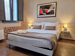 Cascina Mora Bassa客房内的一张或多张床位