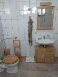 Koupelna v ubytování Ferienwohnung Mit Eigenem Parkplatz