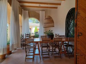 Restaurace v ubytování Can Puig Barata, Aiguafreda