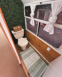 Koupelna v ubytování Glamping Bus Los Lirios