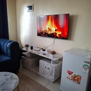 TV a/nebo společenská místnost v ubytování Classy homes