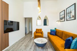 Posezení v ubytování Apartment Miramar - Seaview self check-in
