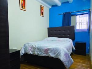 Hospedaje Euro's De San Blas客房内的一张或多张床位