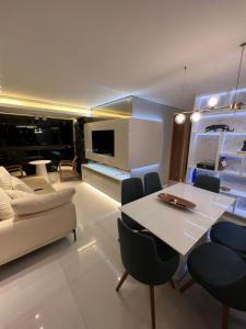 Χώρος καθιστικού στο Apartamento para o carnaval de Recife