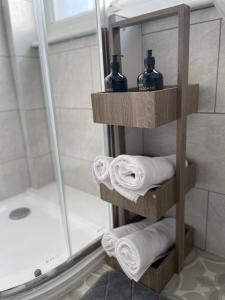 Koupelna v ubytování Indigo Inn