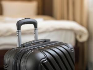 Postel nebo postele na pokoji v ubytování Indigo Inn