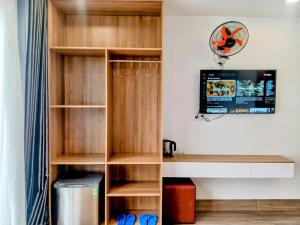 Kuchyň nebo kuchyňský kout v ubytování Mia Hotel Vũng Tàu