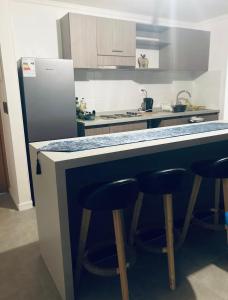 Dapur atau dapur kecil di Apartamentos Azapa