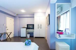 Kuchyň nebo kuchyňský kout v ubytování Lilac Relax-Residence