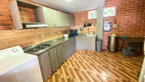 Dapur atau dapur kecil di Espectacular finca , San Jerónimo