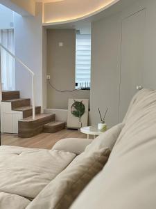 Istumisnurk majutusasutuses A cozy homestay for families near the East Station