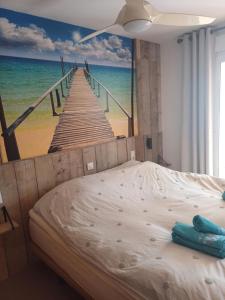 Postel nebo postele na pokoji v ubytování Las Islas de Terrazas de la torre
