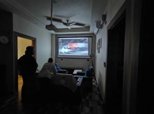 TV a/nebo společenská místnost v ubytování Tathastu