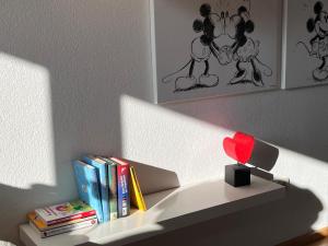 Posezení v ubytování Lichtdurchflutete Wohnung