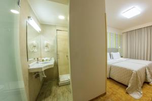 Koupelna v ubytování Hotel Pitsakis