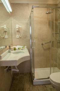 Koupelna v ubytování Hotel Pitsakis