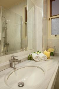 Koupelna v ubytování Hotel Pitsakis