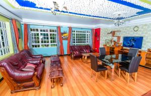 A television and/or entertainment centre at The Gems Resort