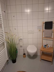Koupelna v ubytování Ferienwohnung Am Wald