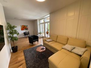 Posezení v ubytování Modernes Appartement in Wald