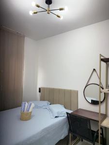 Postel nebo postele na pokoji v ubytování Cantinho de Kelly