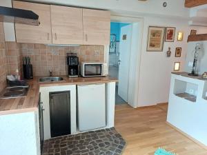 Kuchyň nebo kuchyňský kout v ubytování Haus Miele