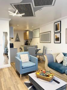 Η κουζίνα ή μικρή κουζίνα στο Rivington View Apartment
