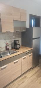 Kuchyň nebo kuchyňský kout v ubytování Αίγλη Apartment + 8 fotografií